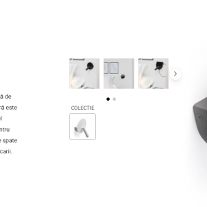 Aplica cu reader LED minimalista cu USB charger DUAS Black 201413 universul-luminii.ro