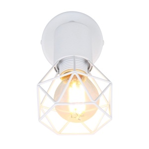 Aplica cu spot design industrial XARA I alb 114133 universul-luminii.ro