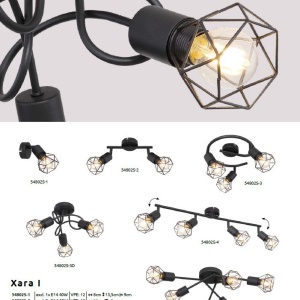 Aplica cu spot design industrial XARA I 210703 universul-luminii.ro
