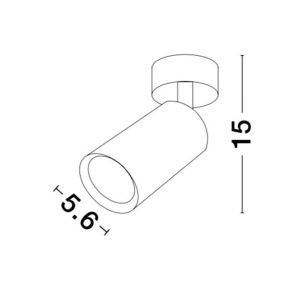 Aplica cu spot design modern Wan alb 129643 universul-luminii.ro