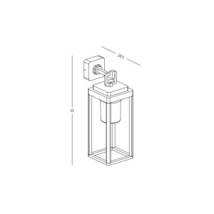 Aplica de exterior stil traditional IP65 Payne 154403 universul-luminii.ro