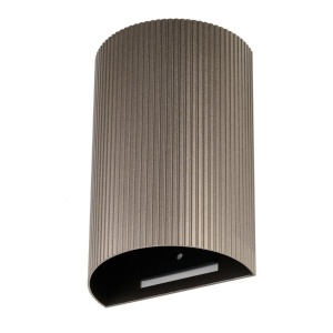 Aplica de perete aluminiu canelat bronz Lucius