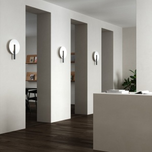 Aplica de perete ambientala design nordic Furiko negru/alb - Img 4