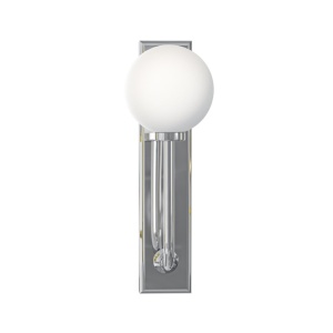 Aplica de perete baie din metal cromat, IP44 Ero - Img 3