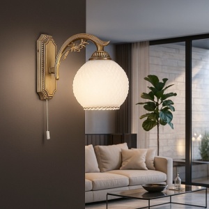 Aplica de perete clasica din alama design italian 8600