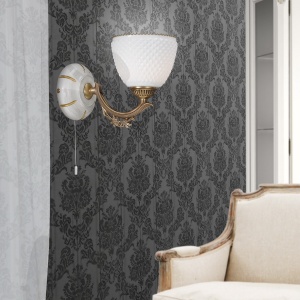 Aplica de perete clasica din alama design italian 8656 204743 universul-luminii.ro