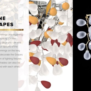 Aplica de perete cristal Bohemia design LUX GRAPES - Img 9