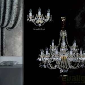 Aplica de perete Cristal Bohemia Exclusive Marion III. WL CE 53503 universul-luminii.ro