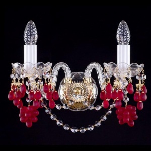 Aplica de perete cristal Bohemia Kayla II. red WL CE - Img 1