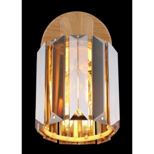 Aplica de perete, Cristal K9 fumuriu, Run 80040146 GL 247113 universul-luminii.ro