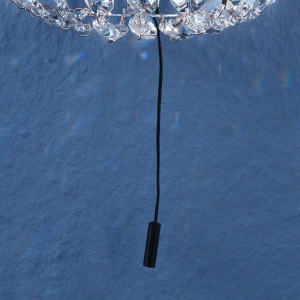 Aplica de perete cristal Scholer si Swarovski SATURN crom, 3, universul-luminii.ro