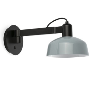 Aplica de perete cu brat directionabil TATAWIN negru, blue