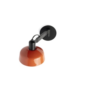 Aplica de perete cu brat directionabil TATAWIN negru, orange - Img 2