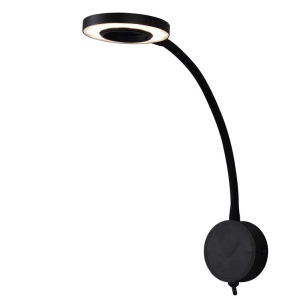 Aplica de perete cu reader LED BOAVISTA negru