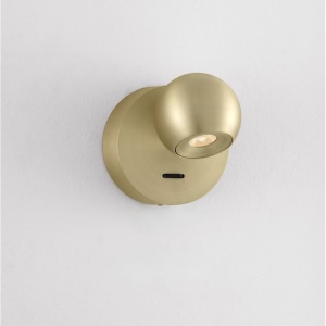 Aplica de perete cu spot LED SFERA aurie - Img 5