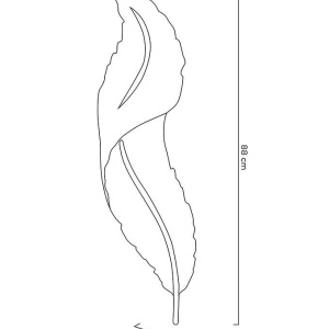 Aplica de perete design ambiental Pana 88cm 137653 universul-luminii.ro