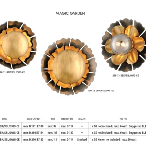 Aplica de perete design deosebit MAGIC GARDEN medium - Img 3