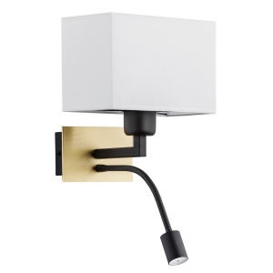 Aplica de perete design elegant BILL II alba 103633 universul-luminii.ro