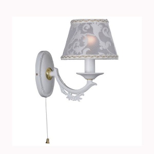 Aplica de perete design italian din alama cu metal alb 9630 102353 universul-luminii.ro