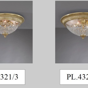 Aplica de perete design italian din alama si sticla chihlimbar 4320 211553 universul-luminii.ro