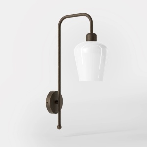 Aplica de perete design italian din alama si sticla Talis - Img 2