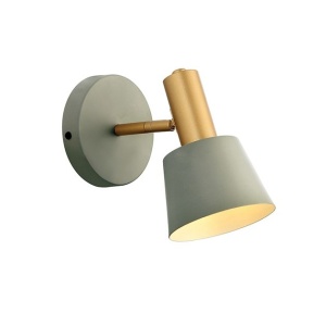 Aplica de perete design modern Bing gri, auriu - Img 1