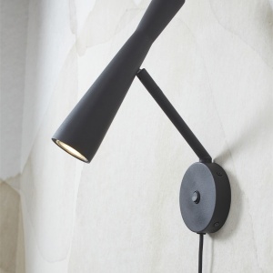 Aplica de perete design modern Bordeaux negru 224053 universul-luminii.ro