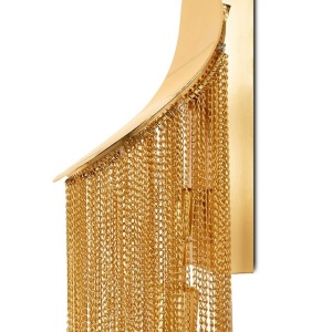 Aplica de perete design modern Chains WL auriu - Img 5