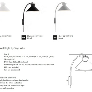 Aplica de perete design modern Dial alb - Img 4