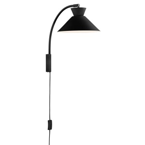 Aplica de perete design modern Dial negru 117193 universul-luminii.ro