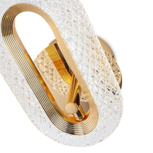 Aplica de perete design modern JEWEL auriu 229873 universul-luminii.ro