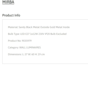 Aplica de perete design modern MIRBA - Img 4