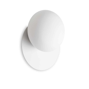 Aplica de perete design modern Ninfea ap1 alba - Img 1