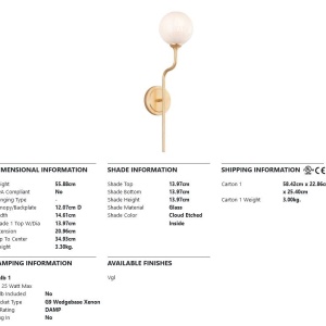 Aplica de perete design modern ONYX - Img 3