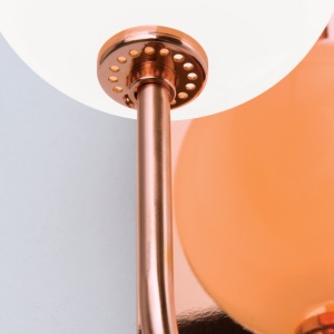 Aplica de perete design modern PIPES, copper 196923 universul-luminii.ro