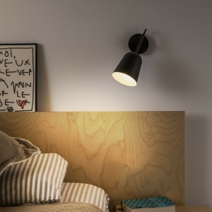 Aplica de perete design modern Studio negru 239033 universul-luminii.ro