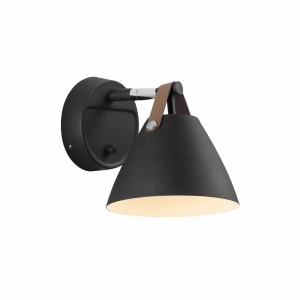Aplica de perete design nordic STRAP 15 neagra 84291003 DFTP