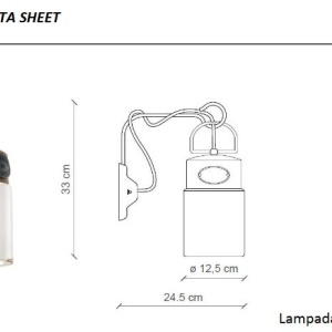 Aplica de perete design retro realizat manual din ceramica INDUSTRIAL 126303 universul-luminii.ro