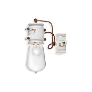 Aplica de perete design retro realizata manual din ceramica URBAN 217233 universul-luminii.ro