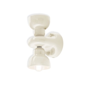 Aplica de perete din ceramica design italian realizata manual BERIMBAU 216223 universul-luminii.ro