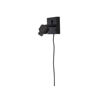 Aplica de perete eco din bambus Java bl/15x17, black 213123 universul-luminii.ro