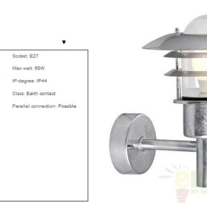 Aplica de perete exterior cu senzor IP44 Lonstrup 22 GS 71432031NL - Img 3