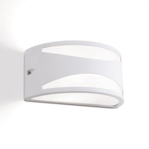 Aplica de perete exterior, protectie IP54, Shell alb 197803 universul-luminii.ro