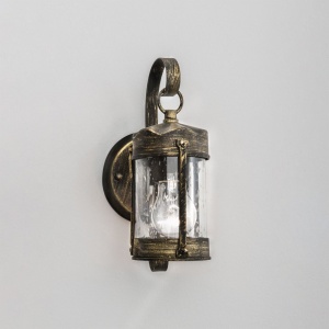 Aplica de perete exterior stil rustic IP23 Taverna AL 11-1169 schwarz-gold OR - Img 6