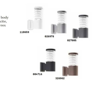 Aplica de perete iluminat exterior IP44 Tronco ap1 cafeniu 143693 universul-luminii.ro