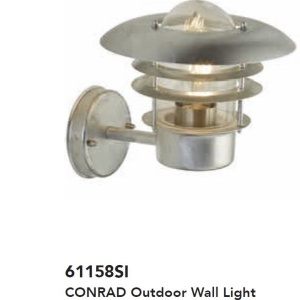 Aplica de perete iluminat exterior traditional IP44 Conrad 128343 universul-luminii.ro