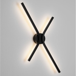 Aplica de perete LED CCT design modern AKRO negru 245733 universul-luminii.ro