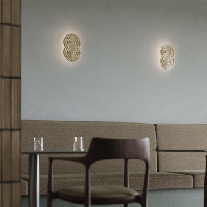Aplica de perete LED ceramica bej Rock garden - Img 3