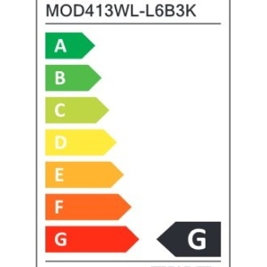 Aplica de perete LED design liniar Rotta negru 63,5cm 212293 universul-luminii.ro