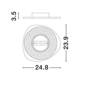 Aplica de perete LED design modern ambiental Atena L - Img 5